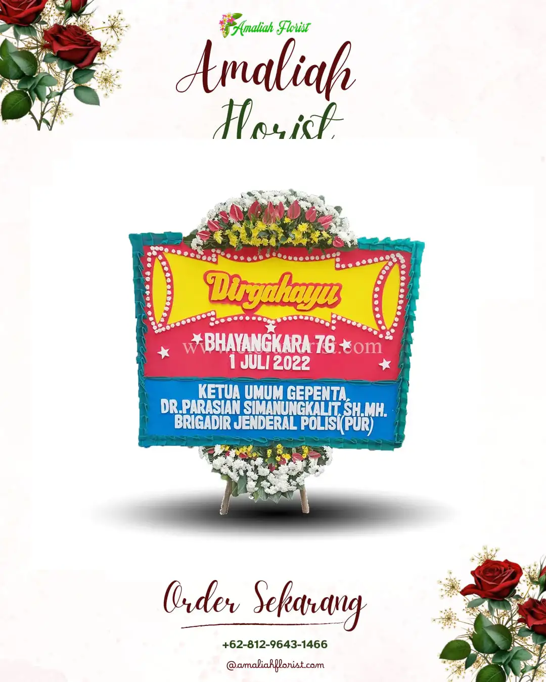 Papan Bunga HUT Ulang Tahun Nambak
